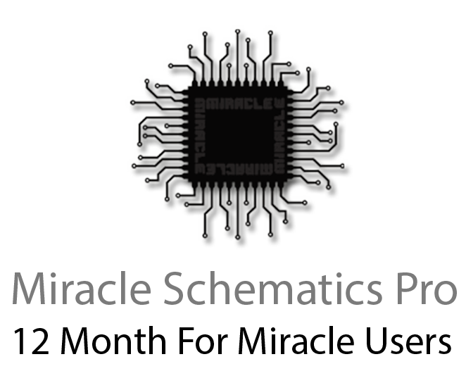 Miracle Schematics Pro for Miracle Users - 1 Year